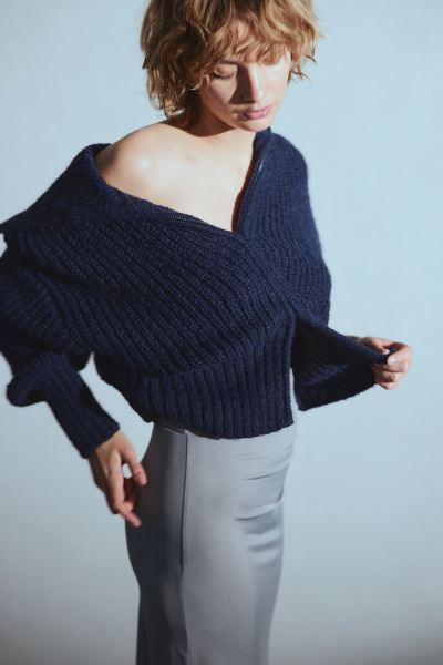 Collared zip-through cardigan | H&M (UK, MY, IN, SG, PH, TW, HK)