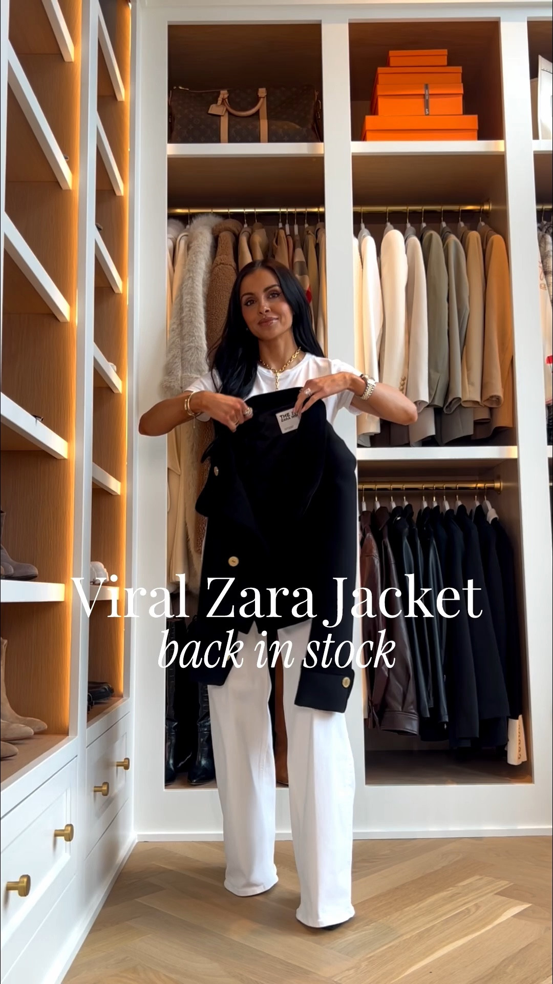 Zara viral blazer back in stock! This jacket always sells out fast. Love how it layers effortlessly from day to night. 

Spring workwear, citizens white denim, mother denim, flattering denim, wide leg jeans 

#LTKootd #LTKOver40 #LTKWorkwear