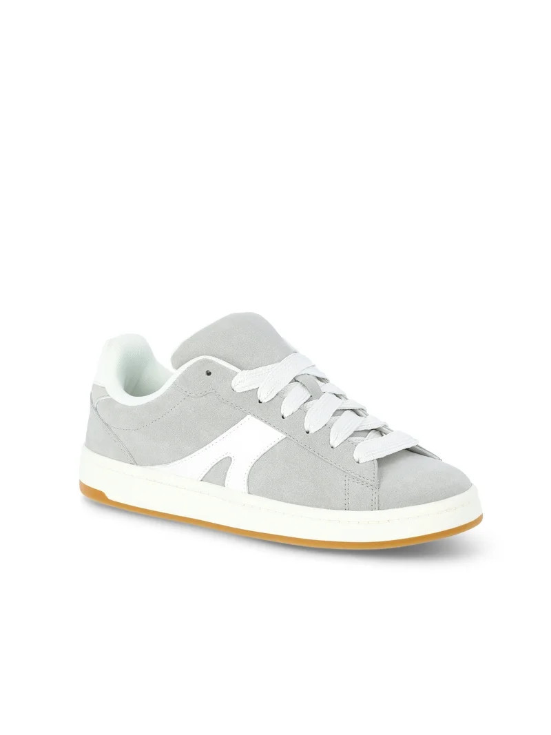 No Boundaries Women's Chunky Lace-Up Skate Sneakers | Walmart (US)