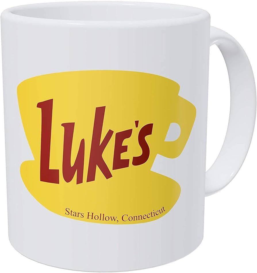 Thinker Art Funny coffee mug - 11OZ Ceramic - Luke's Diner. Best gift or souvenir. | Amazon (US)