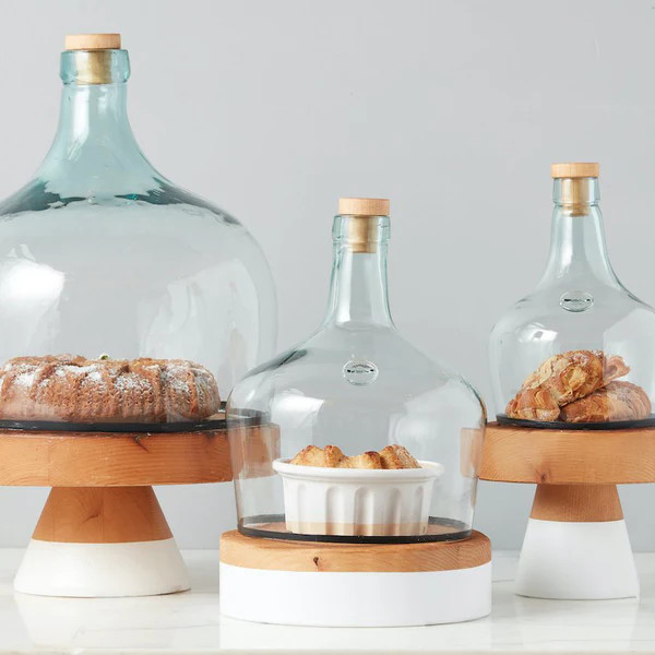 Etu Home Demijohn Cloche | Paynes Gray