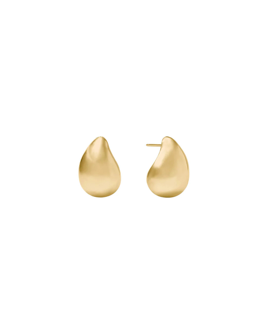 WAVE EARRING Gold / S | FEBE Clothing