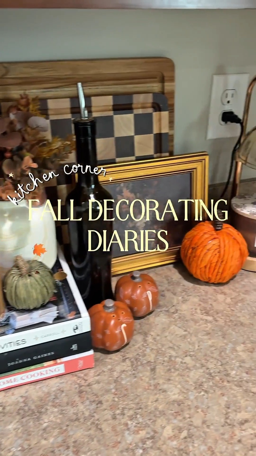 fall decorating diaries ep. 3 🍂🤎 giving this little corner of my kitchen its fall moment

swapping in all the warm fall colors, cozy cookbooks & little seasonal touches around my cooking utensils 🎃🍁 proof that even the smallest corners deserve some fall decor

#LTKSeasonal #LTKHome #LTKfoodie