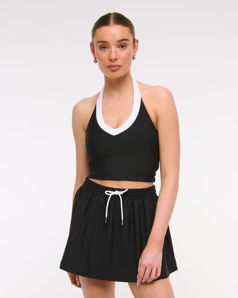 YPB sculptLUX Halter Tank | Abercrombie & Fitch (US)
