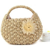 2017 beach bag Straw Beach Bag Fashion Summer Weave Woven Totes Women Top Handle | Bonanza (Global)