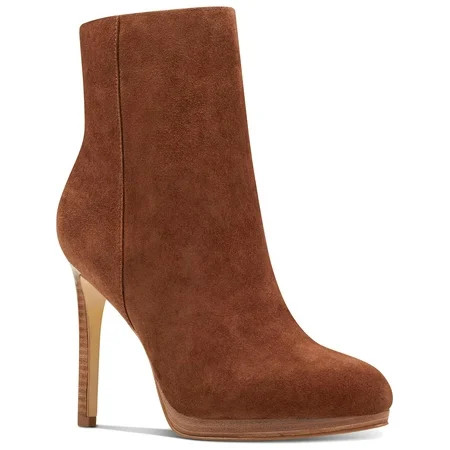 Nine West Womens Querida Zipper Almond Toe Booties | Walmart (US)