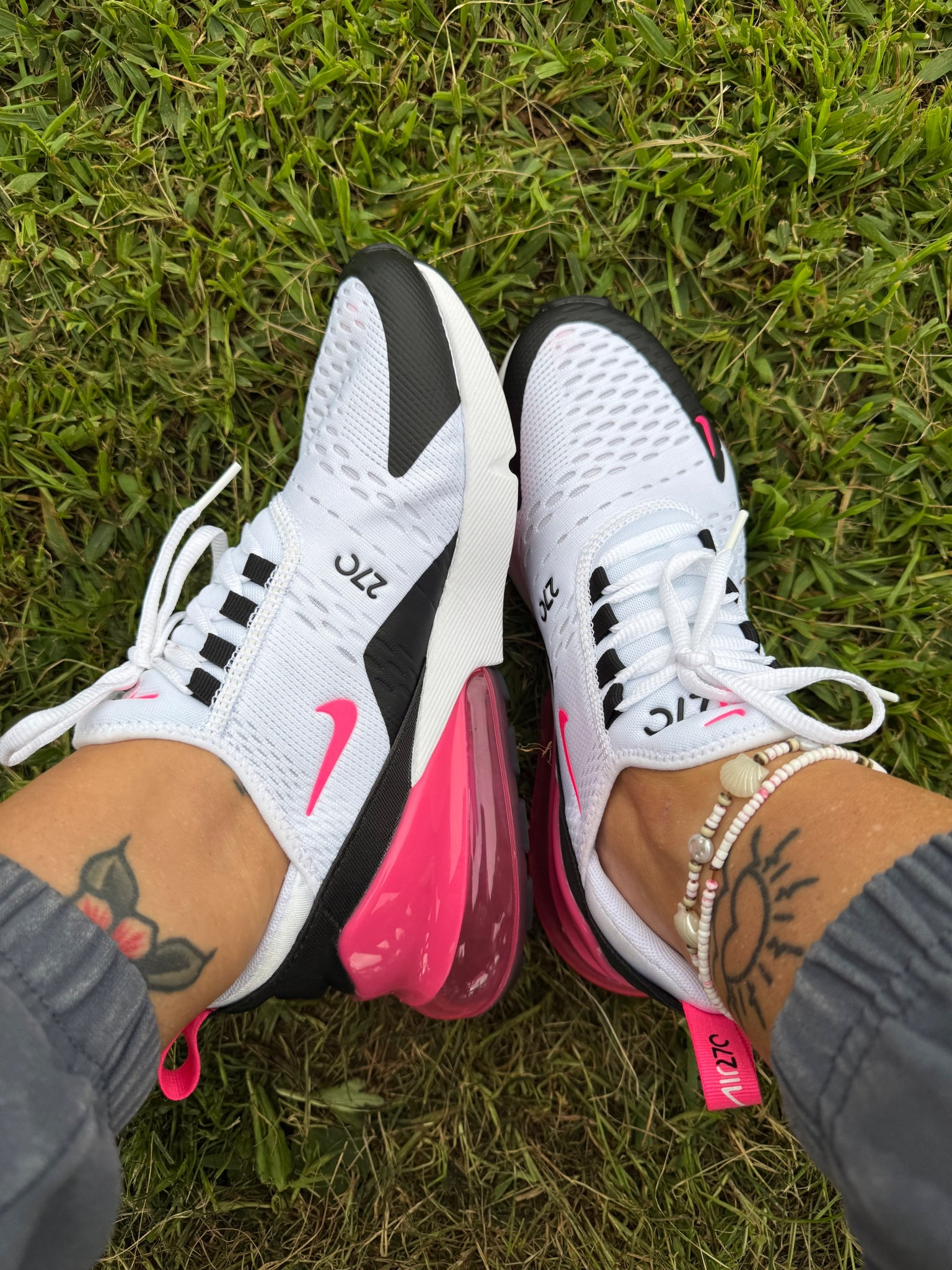 New Kicks, Who Dis? 👟💖
Obsessed is an understatement when it comes to these Nike Air Max 270s! The pop of hot pink? Instant dopamine boost. Perfect for mom life, errands, or dancing in the kitchen ✨🤪

#LTKActive