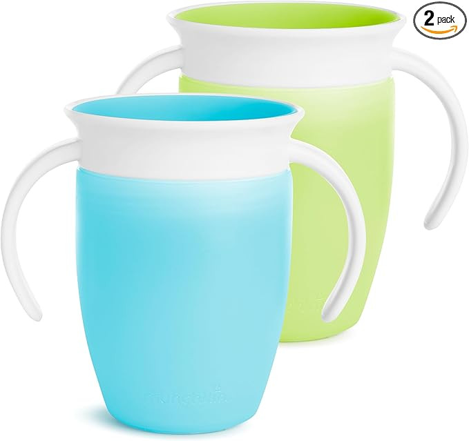 Munchkin Miracle 360 Sippy Cup | Trainer Toddler Cup | BPA Free Baby & Toddler Cups w.Handles | N... | Amazon (UK)