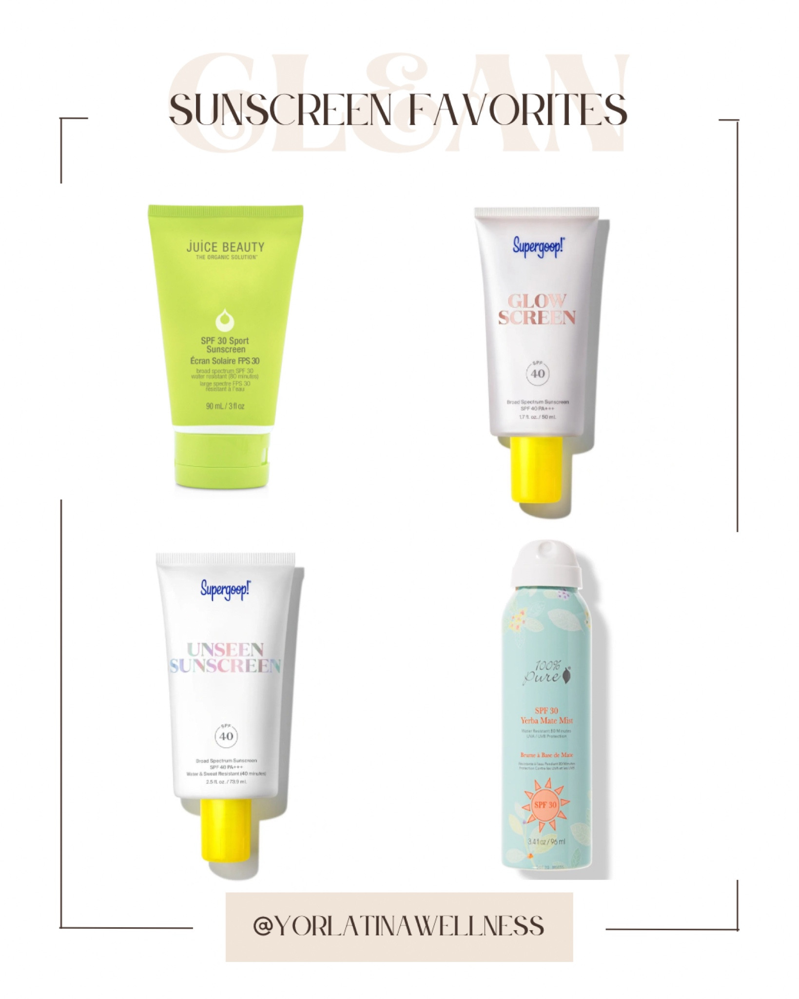 Clean beauty, the best clean sunscreen, affordable sunscreen, sun care routine, beauty essentials, sunscreen essentials 

#LTKunder50 #LTKbeauty #LTKFind
