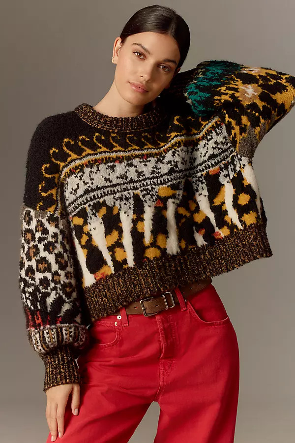 Relaxed Crew-Neck Sweater | Anthropologie (US)