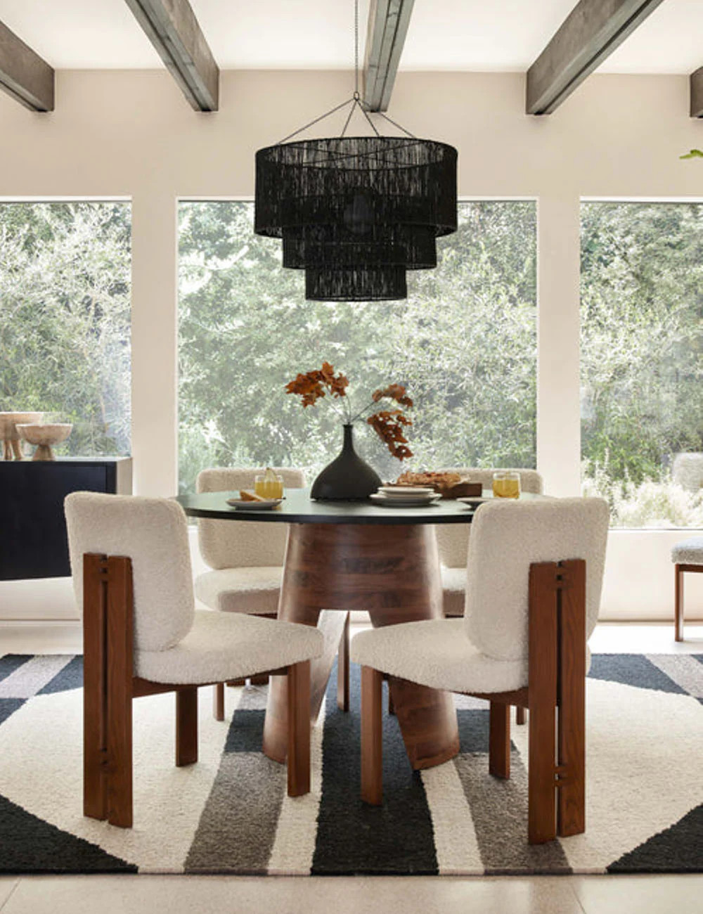 Chavette Chandelier, Black | Lulu and Georgia 