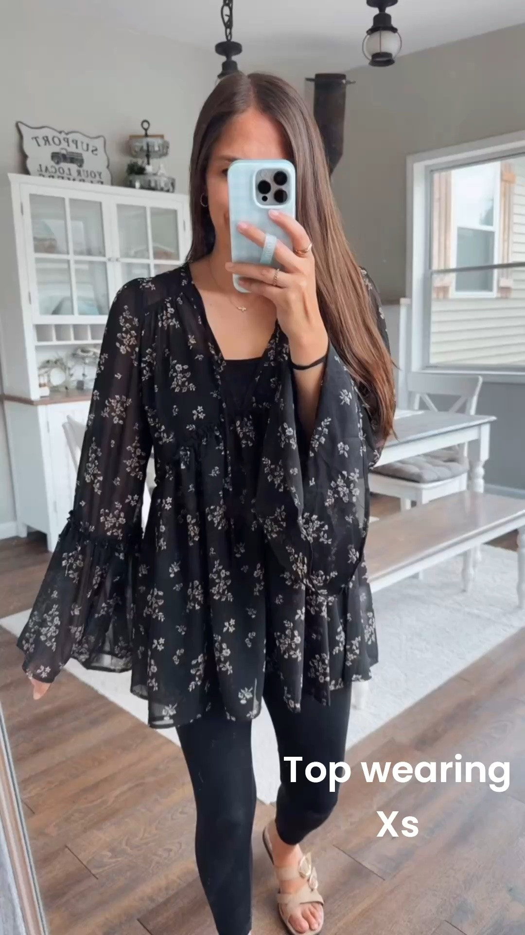 This top wearing XS! So cute with boots too! @shoplivinginyellow

#LTKmomlife #LTKootd #LTKgrwm