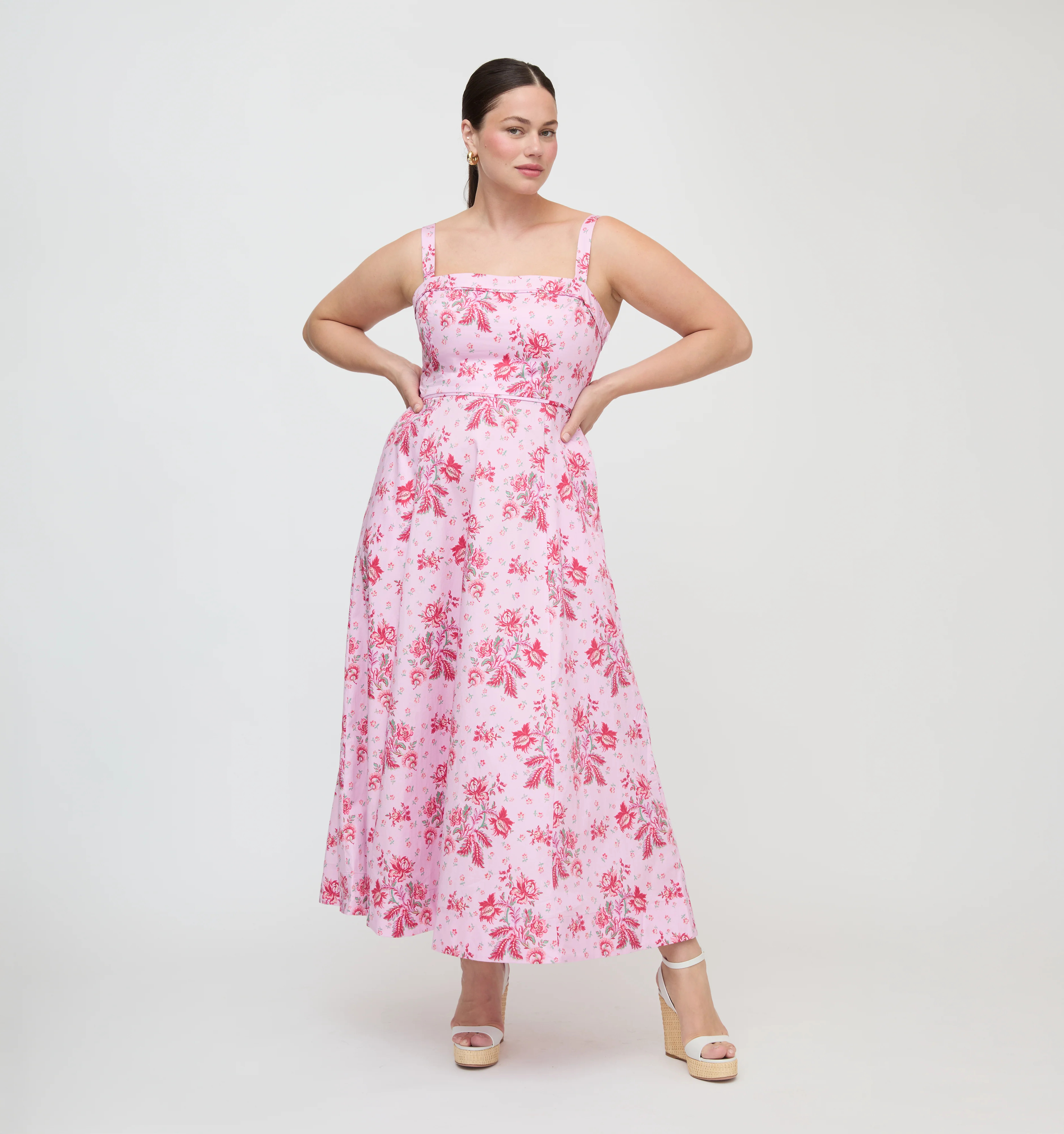 The Ezra Dress - Pink Delft Bouquet | Hill House Home US