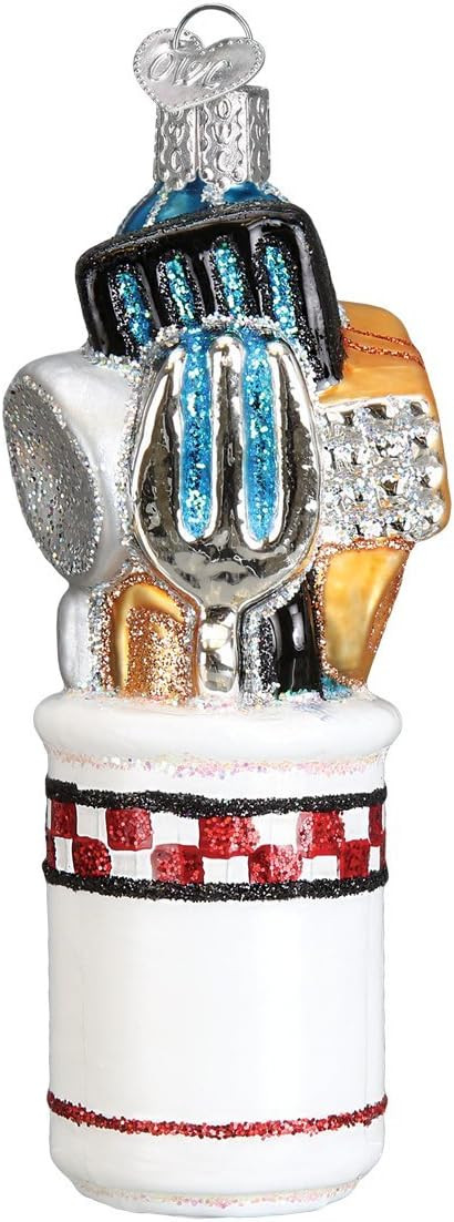Old World Christmas Kitchen Utensils Glass Blown Ornament for Christmas Tree, Handcrafted Holiday... | Amazon (US)