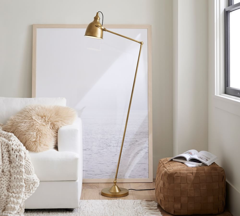 Kimble Metal Task Floor Lamp | Pottery Barn (US)