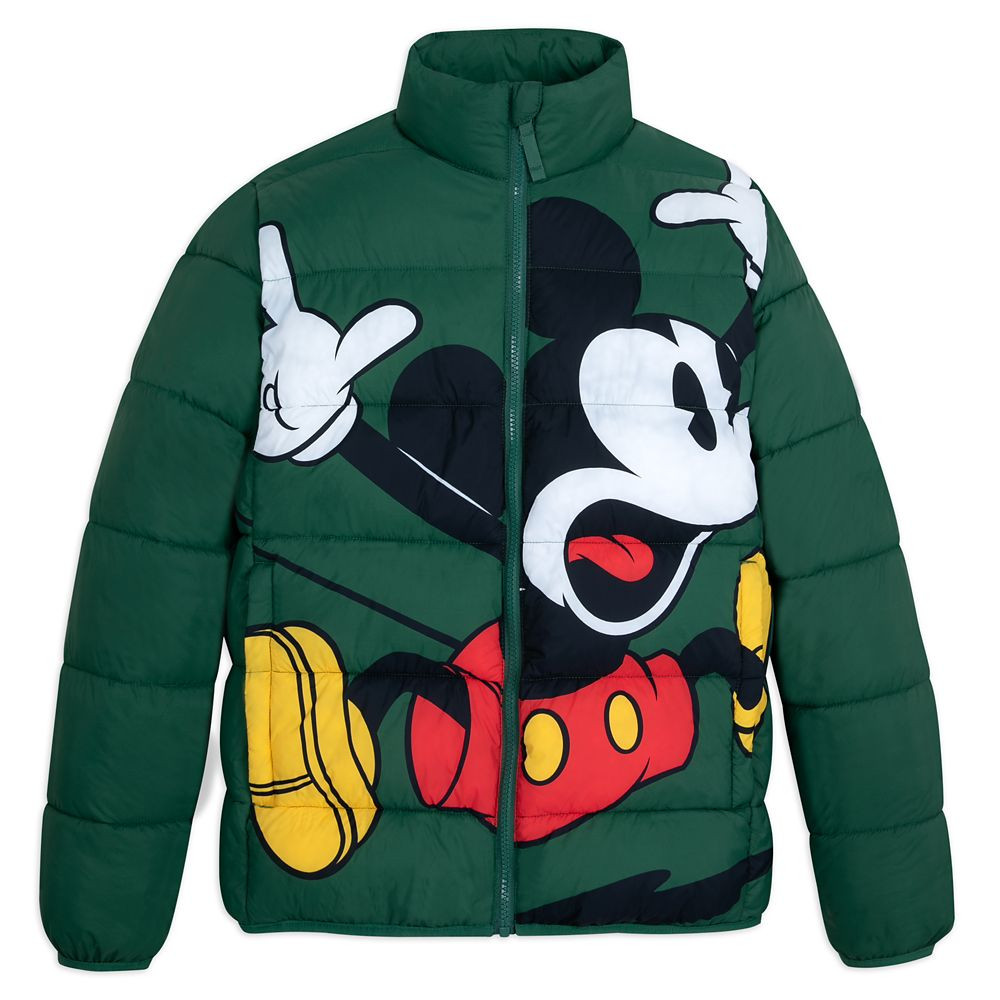 Mickey Mouse Puffer Jacket for Adults | Disney Store