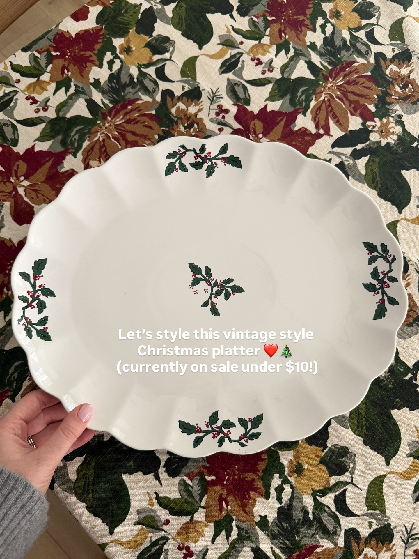 Comment SHOP for link! Last day it’s on sale ❤️ it would be so cute used as a regular platter too of course!!!