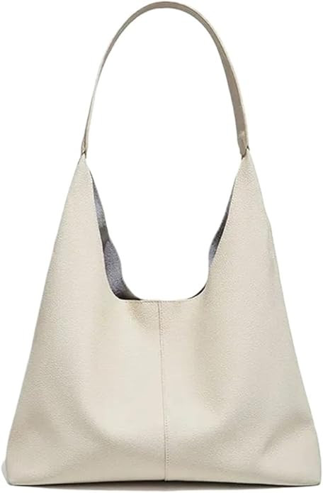 Leather Women Underarm Handbag Lady Large Casual Shoulder Bag | Amazon (US)