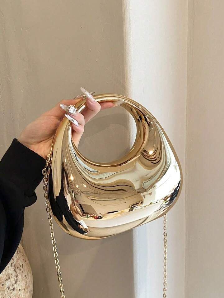 New Fashion Chain Crossbody Women's Bag Candy Colored Acrylic Dinner Bag | SHEIN