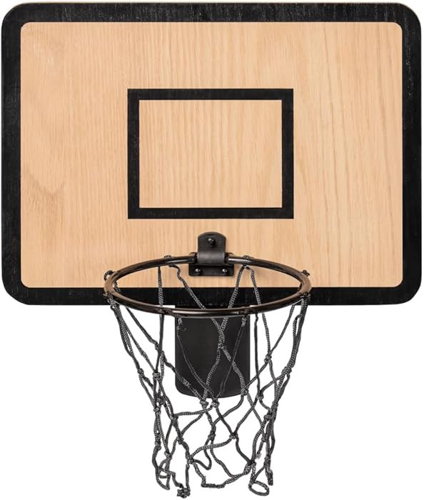 Basketball Trash Can Hoop – Mini Clip On Basketball Hoop with Backboard for Office and Bedroom ... | Amazon (US)