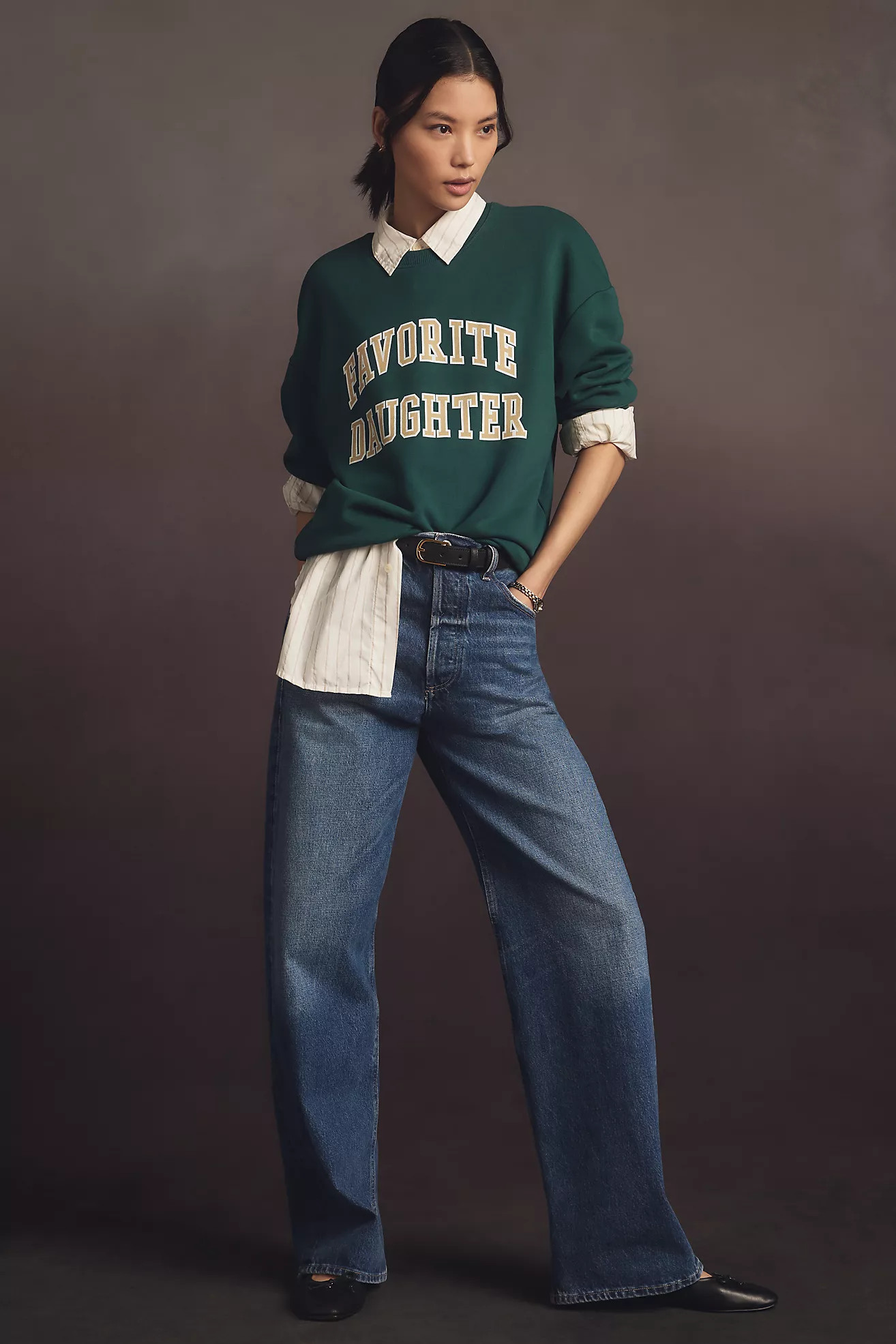 Favorite Daughter Collegiate Sweatshirt | Anthropologie (US)