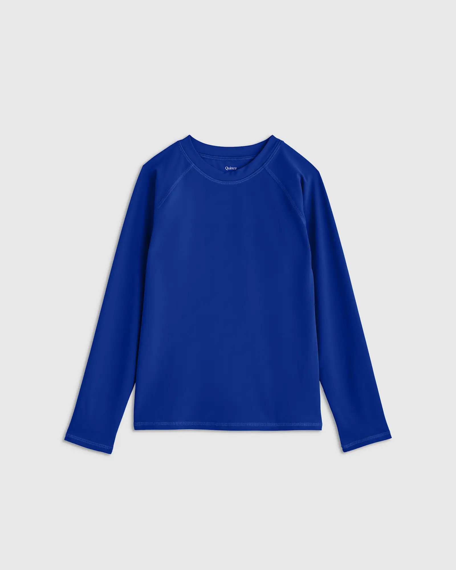 Long Sleeve Raglan Rash Guard - Kid in Deep Blue | Quince