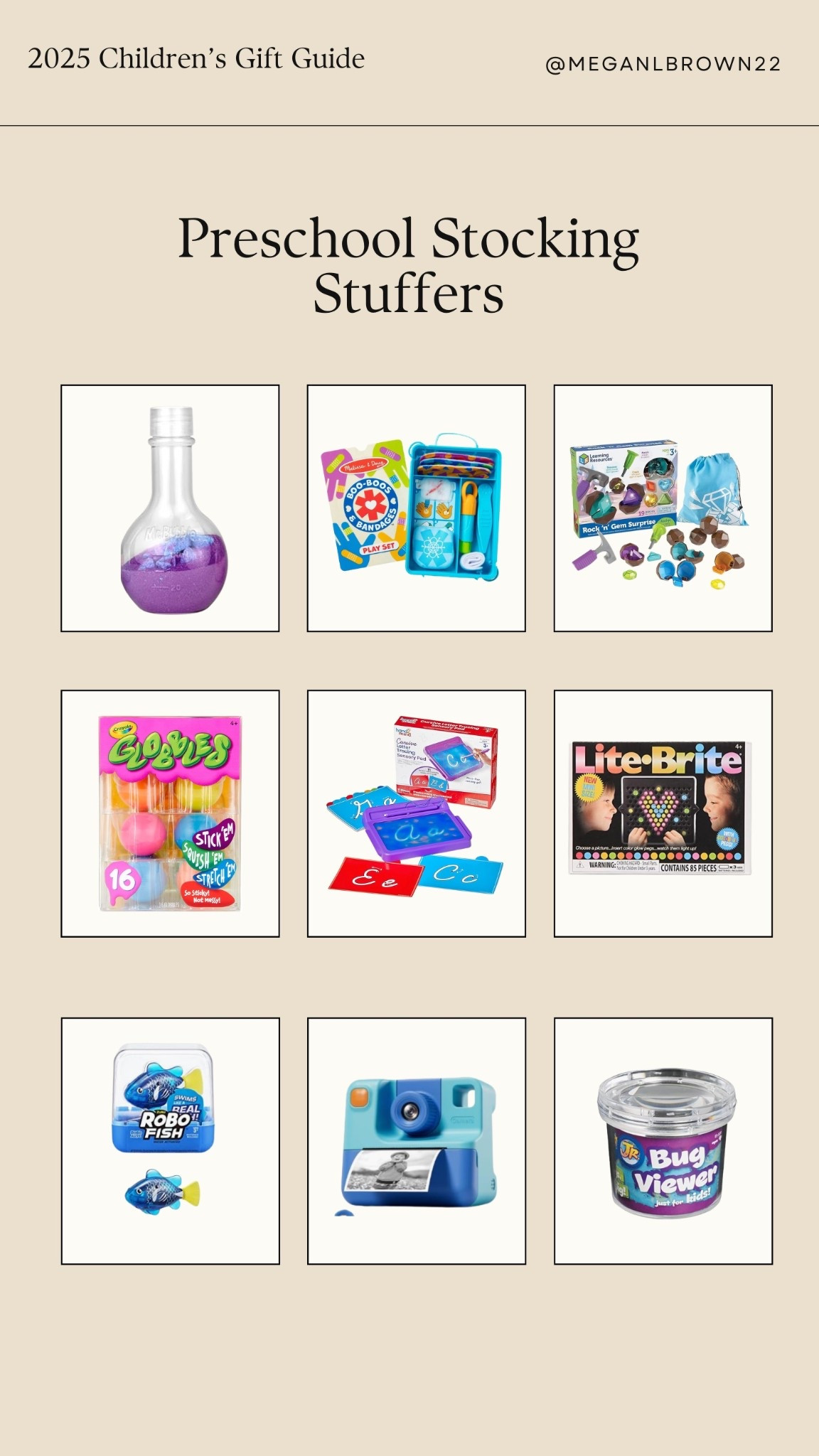 2025 gift guide | Christmas stocking stuffers for preschoolers gender neutral, stocking stuffers for Christmas #stockingstuffers #christmas #christmastoys 

#LTKKids #LTKBaby #LTKFamily