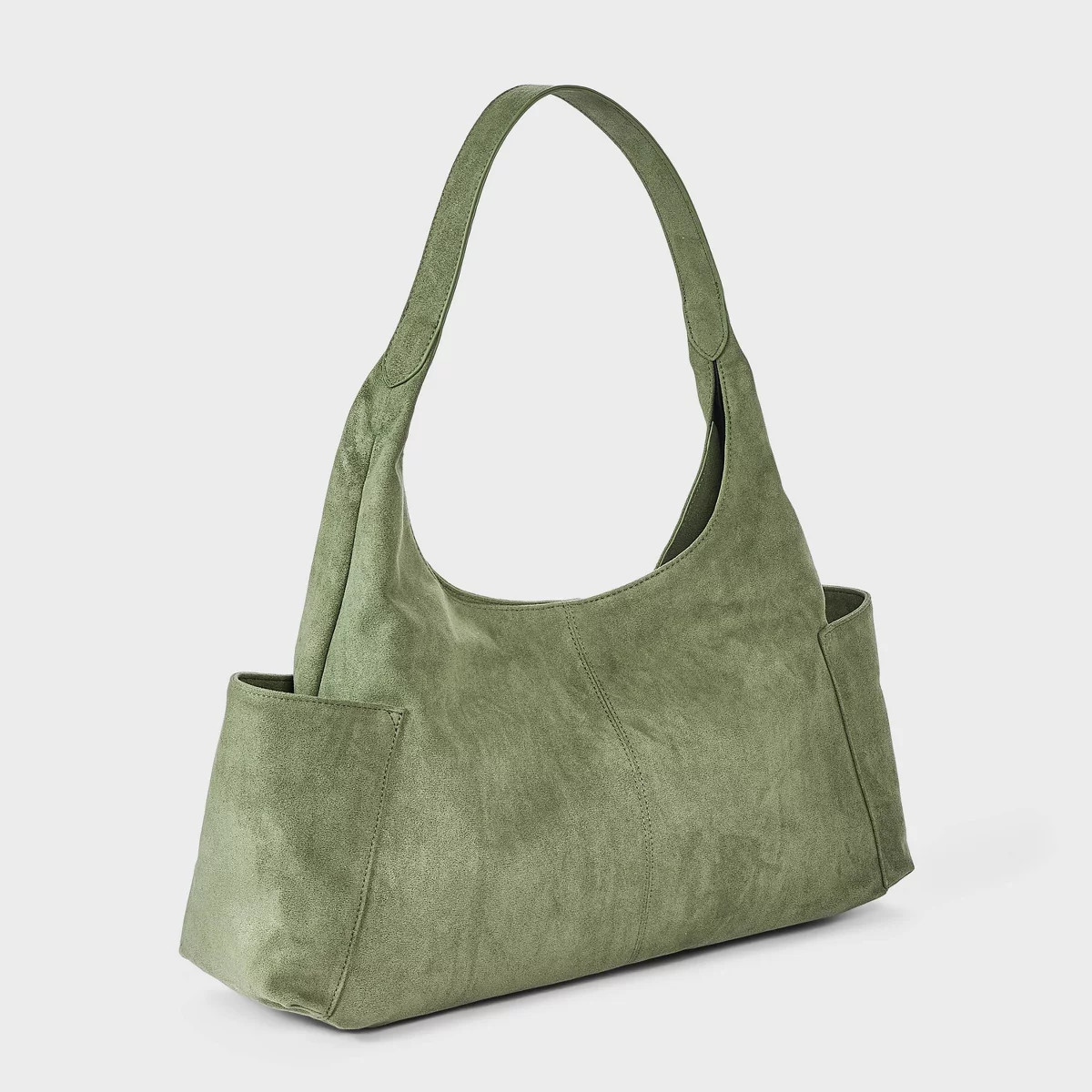 Faux Suede XL Pocket Shoulder Bag - Wild Fable\u2122 Green | Target