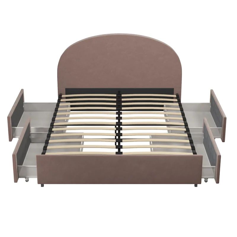 Moon Upholstered Storage Bed | Wayfair Professional