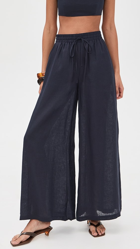 Solid Linen Pants | Shopbop