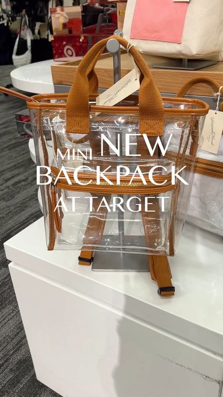 Clear Mini Backpack for all the summer outings! 