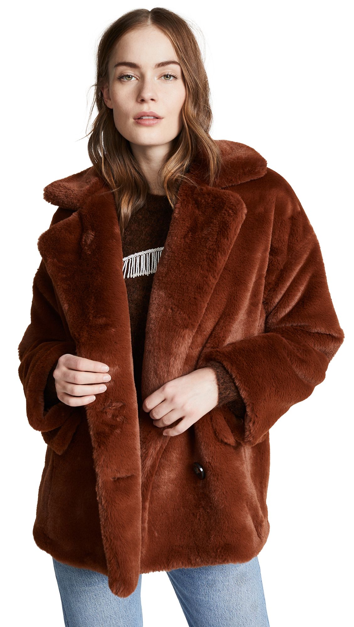 Free People Kate Faux Fur Coat | Shopbop