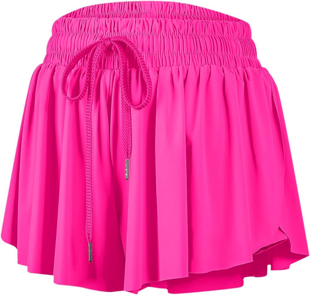 Blaosn Flowy Athletic Shorts for Women Gym Yoga Workout Running Tennis Skirt Comfy Skort Lounge C... | Amazon (US)