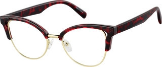 Zenni Women's Vintage Cat-Eye Glasses Tortoiseshell Mixed Full Rim Frame | Zenni Optical (US & CA)
