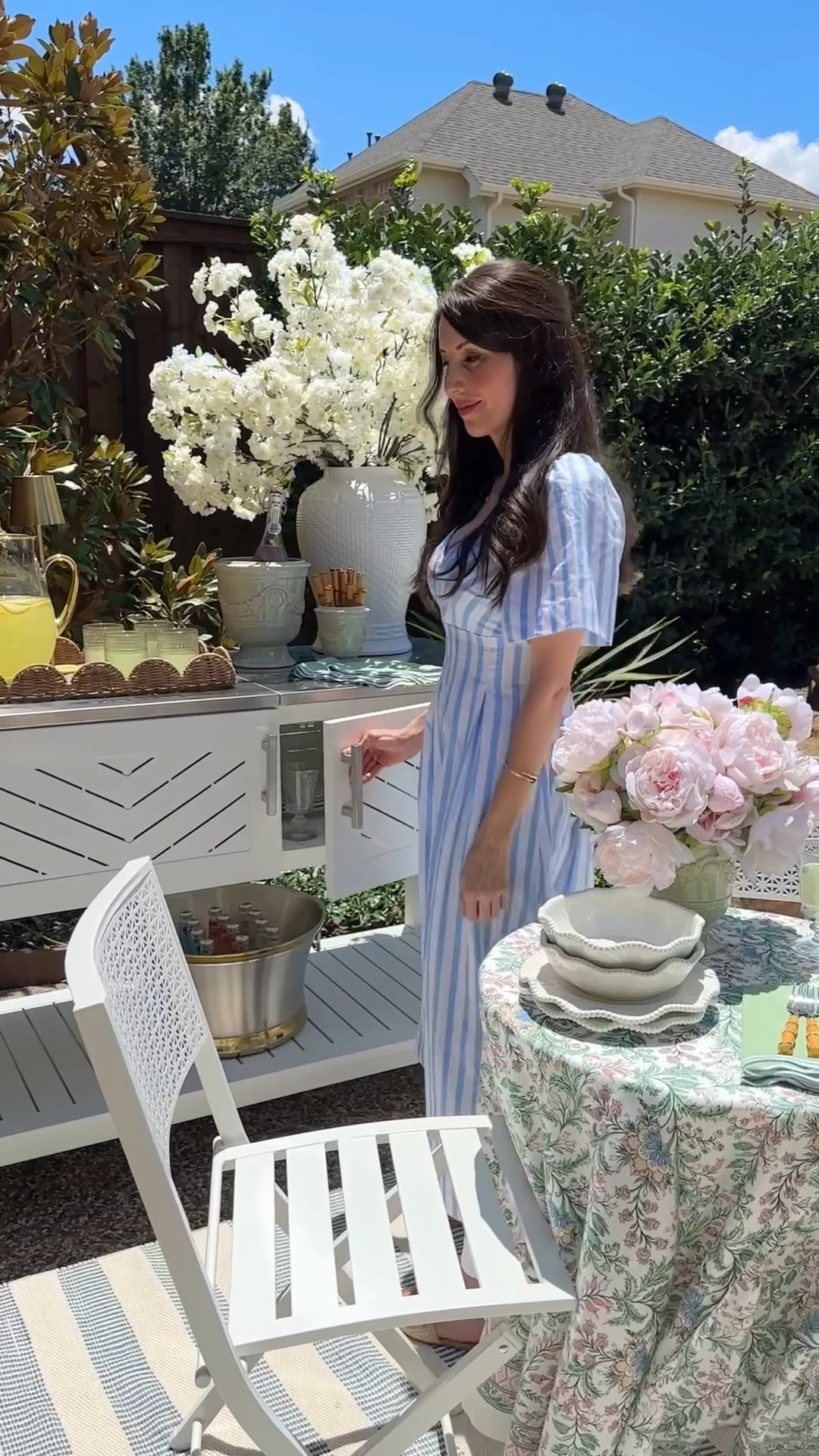 Garden party outdoor entertaining bistro set 

#LTKFindsUnder50 #LTKHome #LTKSaleAlert