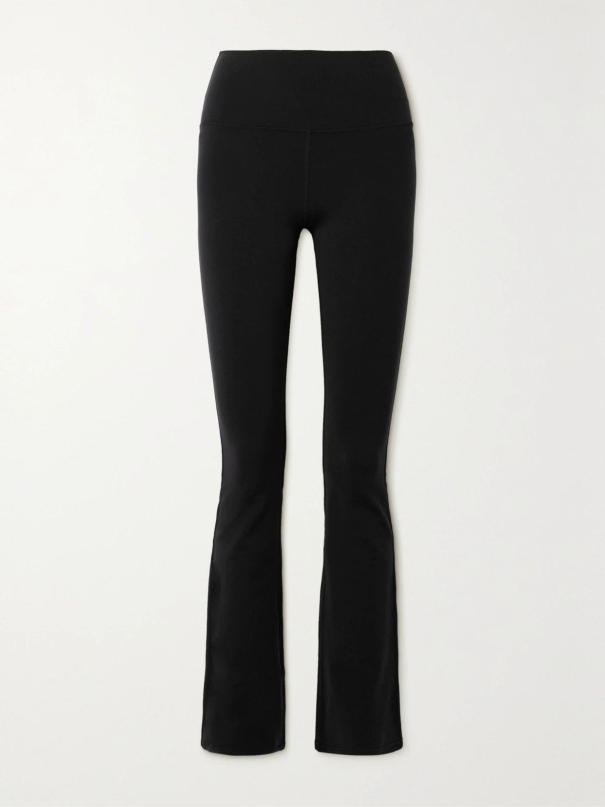 Alo Yoga - Airbrush Stretch Flared Leggings - Black | NET-A-PORTER (US)
