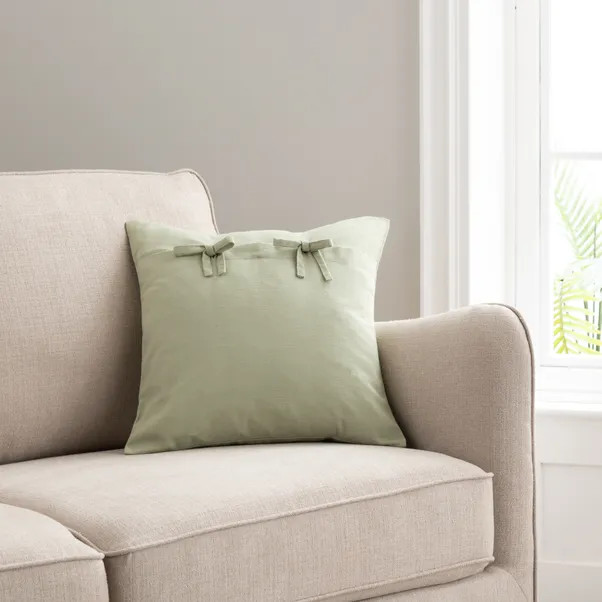 Isabelle Ties Cushion Cover | Dunelm (migrated)
