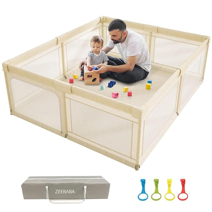 Baby Playpen, Playpen for Babies and Toddlers, Extra Large Playpen, Play pens for Babies and Todd... | Amazon (US)