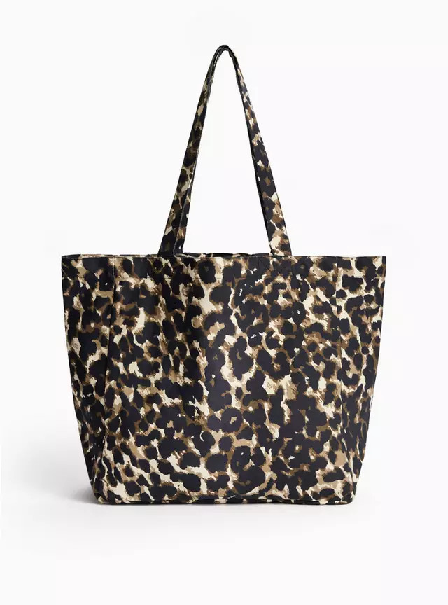 Buy Leopard Print Canvas Tote Bag One Size | Bags | Tu | Tu Clothing