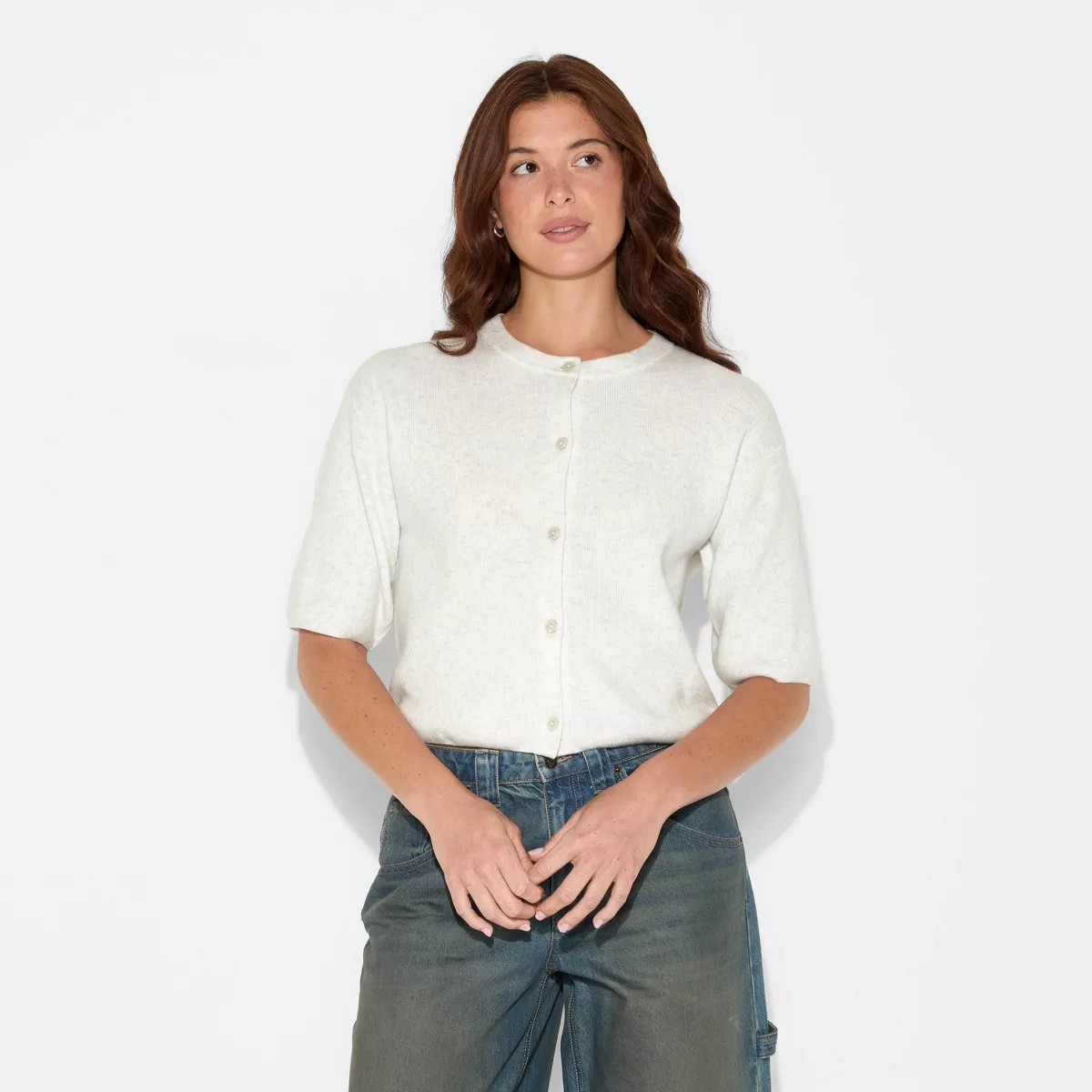 Women's Crewneck Cardigan - Wild Fable™ | Target