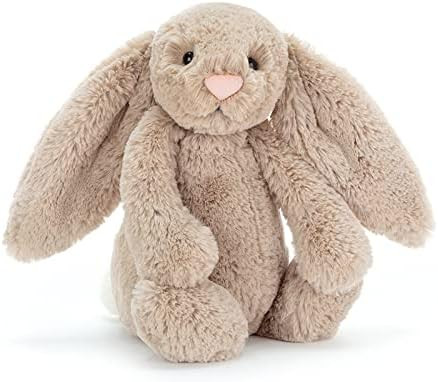 Jellycat Bashful Beige Bunny Stuffed Animal, Medium 12 inches - Rabbit and Bunny Plush Toy - Clas... | Amazon (US)