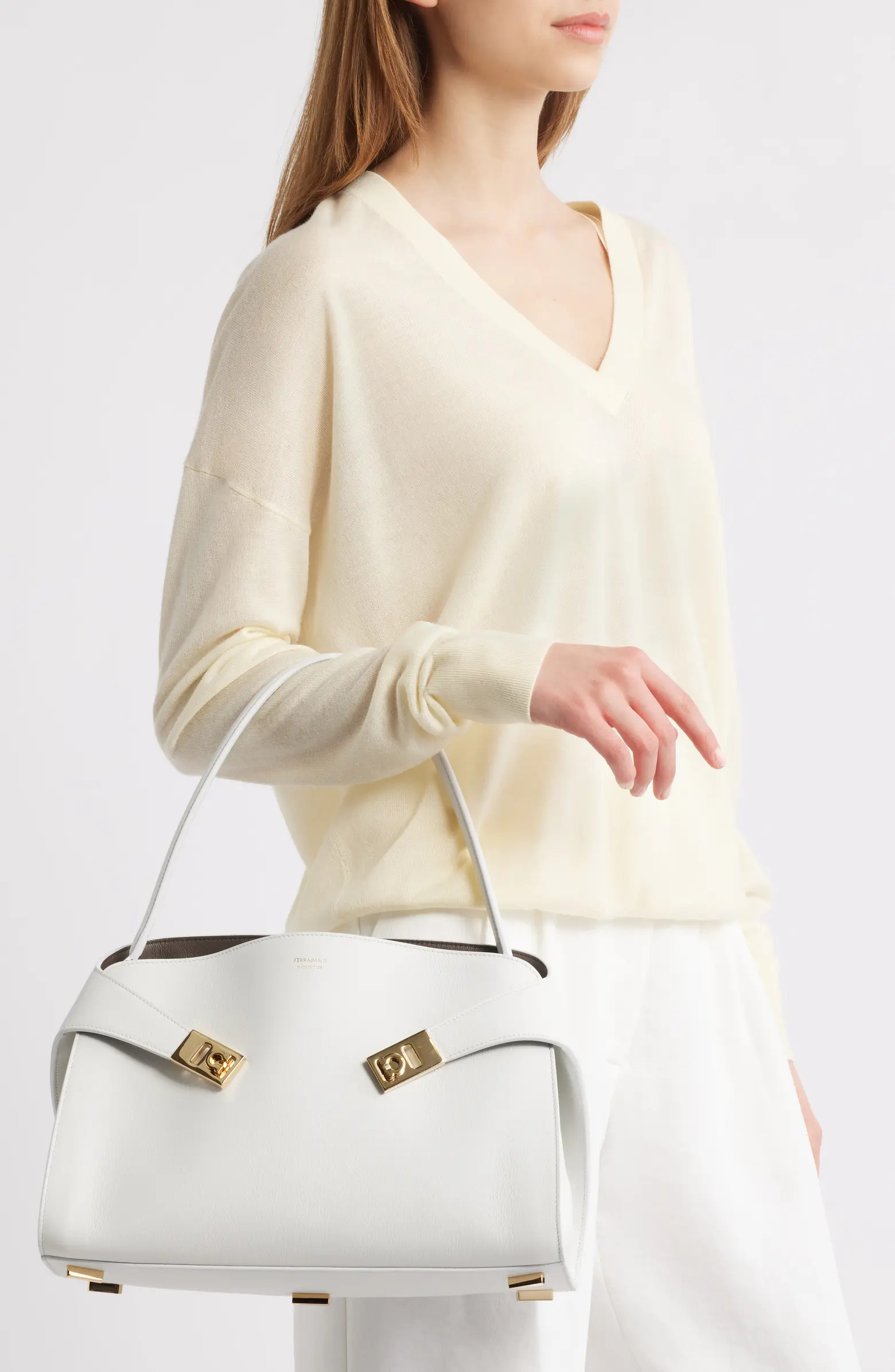 Small Hug Leather Top Handle Bag | Nordstrom