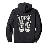 Vintage Shoes Spelling LOVE With Shoelaces Design Pullover Hoodie | Amazon (US)