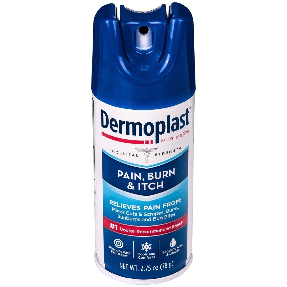 Dermoplast Pain Relief Spray for Minor Cuts, Burns and Bug Bites - 2.75oz | Target