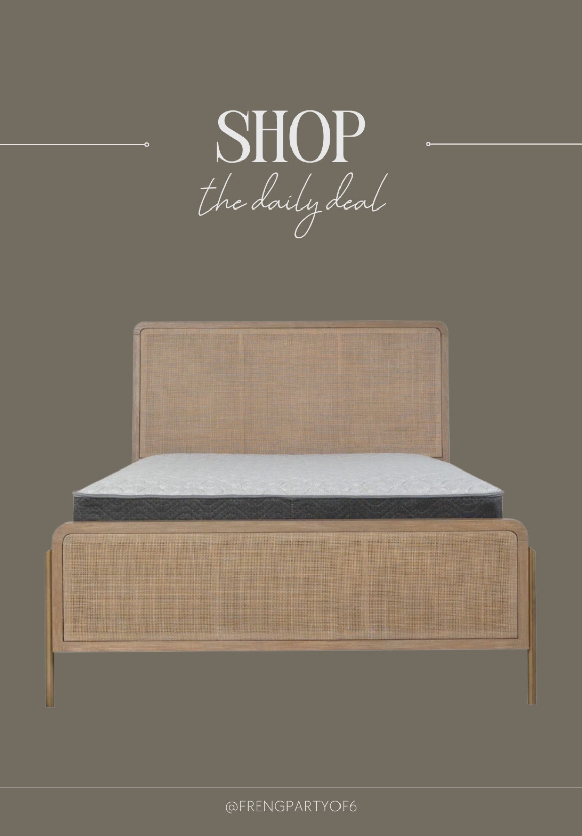 Love this wood and cane bed! So similar to our bed, but more budget friendly!

#LTKSaleAlert #LTKHome