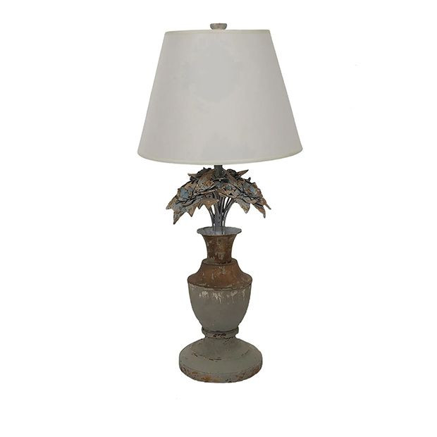 Metal Bouquet Table Lamp Set of 2 | Antique Farm House