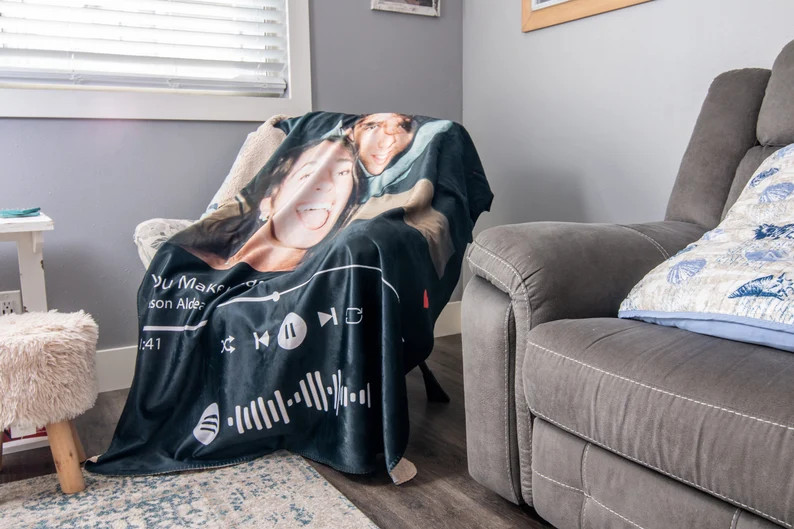 Best Valentines Gift Ever a Personalized Spotify Music Blanket | Etsy | Etsy (US)