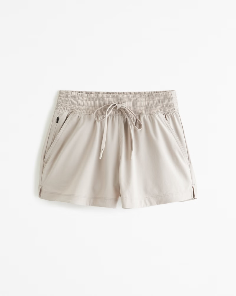 YPB motionTEK High Rise Lined Workout Short | Abercrombie & Fitch (US)