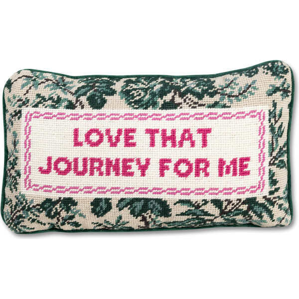 Love That Journey Needlepoint Pillow | Maisonette