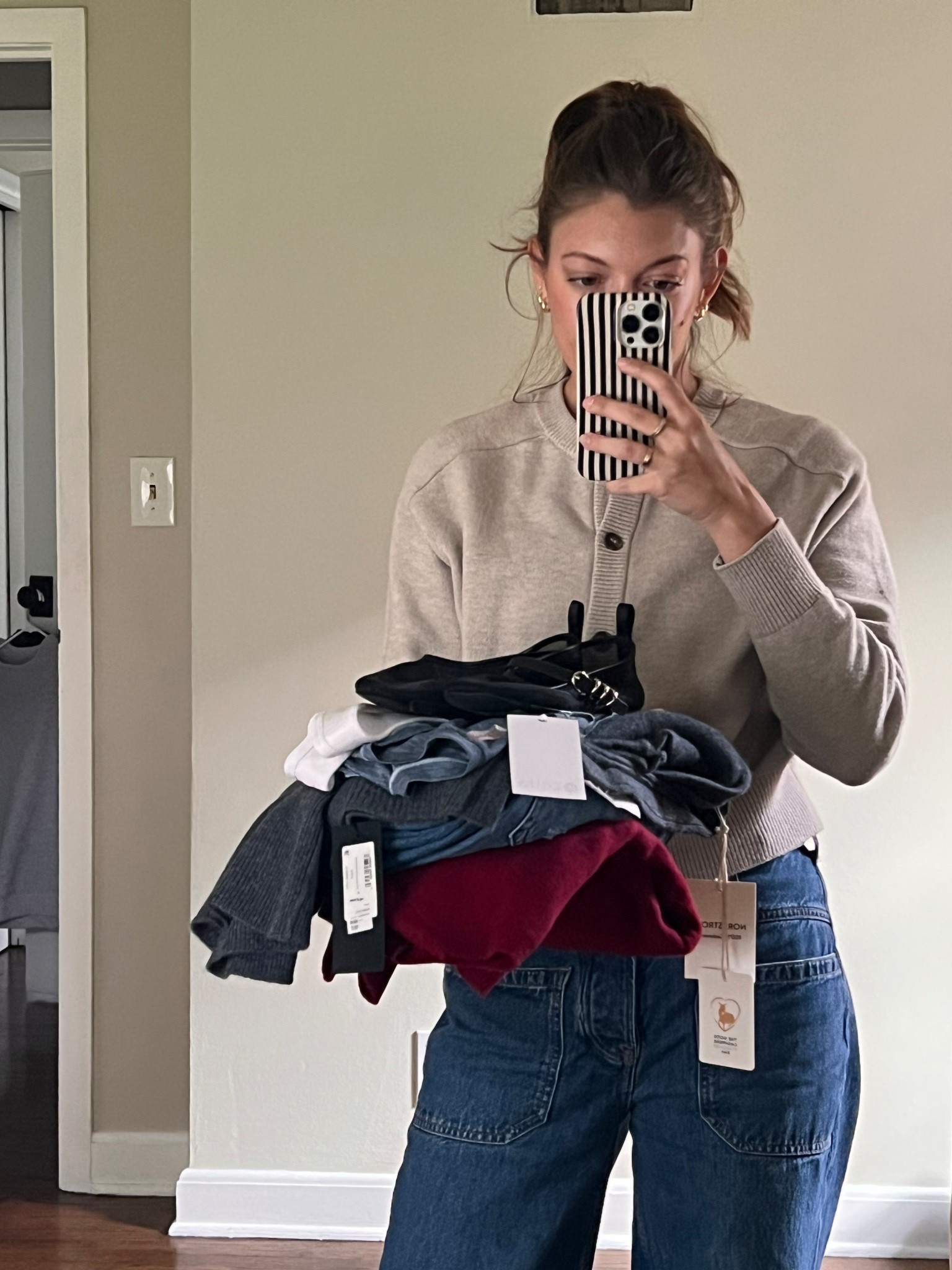 Fall nordy haul 🍂

• Wearing L in both sweaters for an oversized fit. 
• Wearing a 25 in jeans for oversized fit.

#LTKSeasonal #LTKStyleTip #LTKFindsUnder100